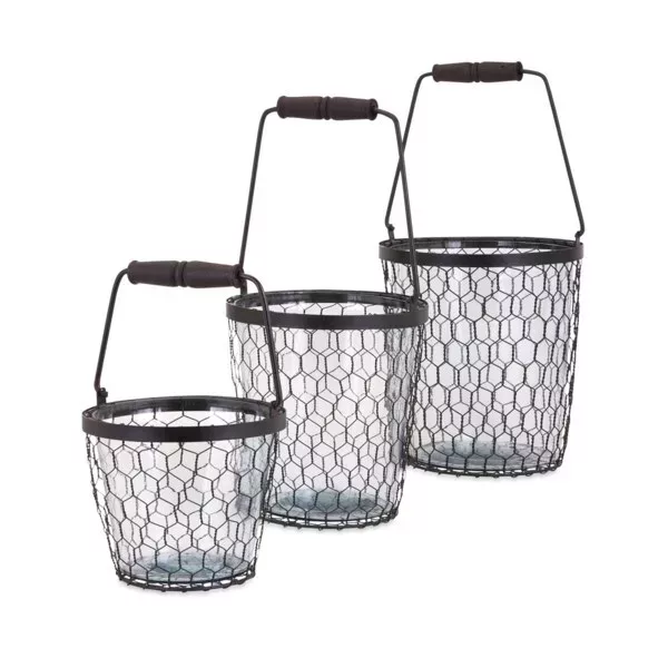 TY HONEYBEE GLASS BUCKET (LARGE ONLY)