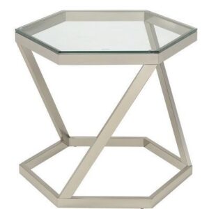 SILVER ACCENT TABLE