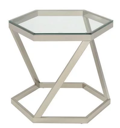 SILVER ACCENT TABLE