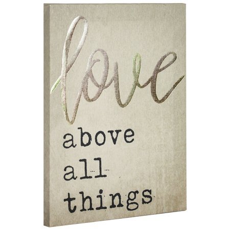 LOVE ABOVE ALL THINGS WALL ART