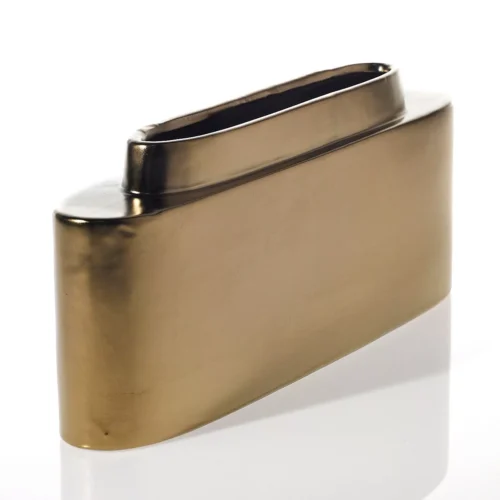 SLEEK BRZGLD LARGE PLANTER