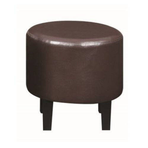 BROWN MINI OTTOMAN