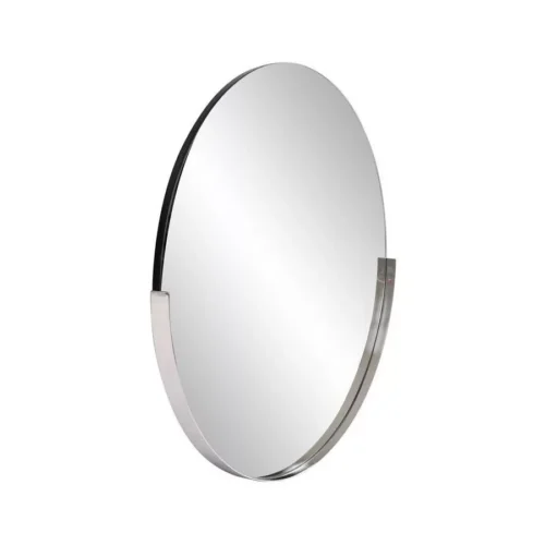 DANTE ROUND SILVER MIRROR