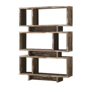 DISTRESSED WOOD BOOKCASE