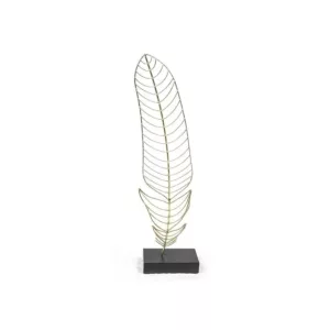 FEATHER SCULPTURE GOLD