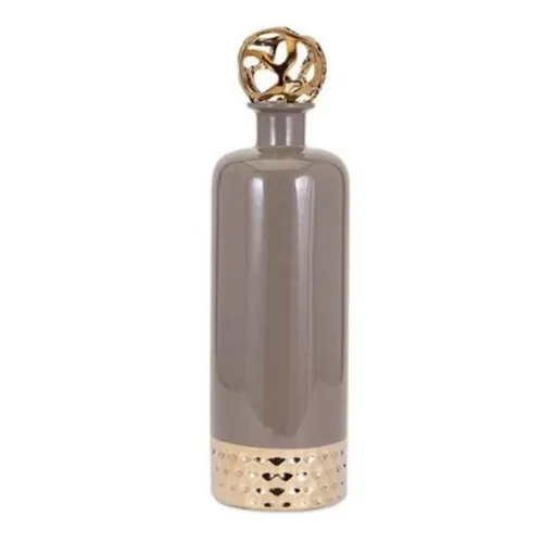 GREY CERAMIC BOTTLE – LARGE