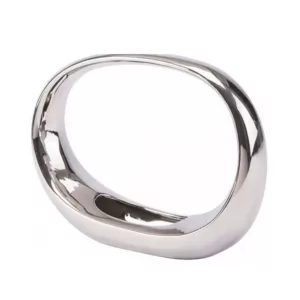 OVAL FIGURINE SMALL SILVER