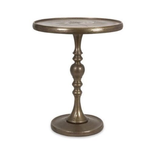 PAXTEN ALUMINIUM GOLD END TABLE