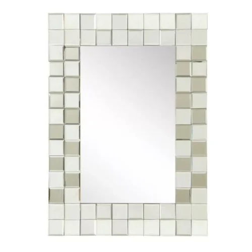 SILVER CHECKERED MIRROR