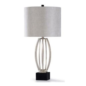 SILVER LEAF TABLE LAMP