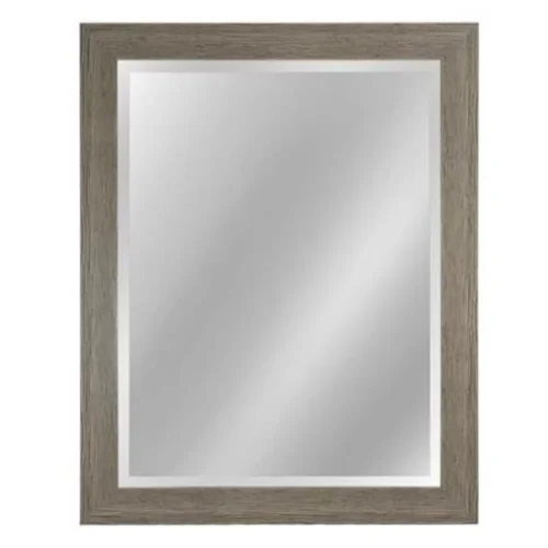 47″ WEATHERED WOOD MIRROR