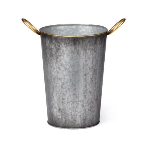 LILLIAN GALVANIZED PLANTER