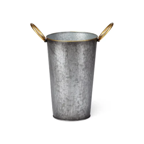 LILLIAN GALVANIZED PLANTER