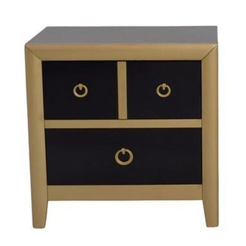 ZOVATTO BLACK GOLD NIGHT STAND