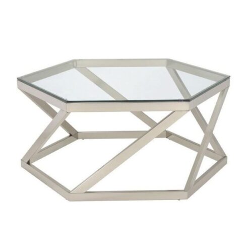 NICKEL COFFEE TABLE