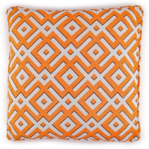 ORANGE GEO PILLOW