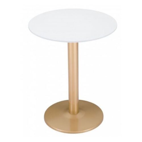 GOLD METAL SIDE TABLE