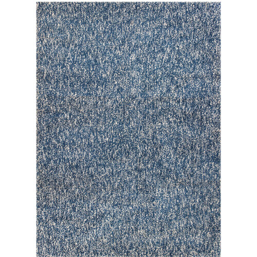 INDIGO IVORY HEATHER RUG  3′ X 5′