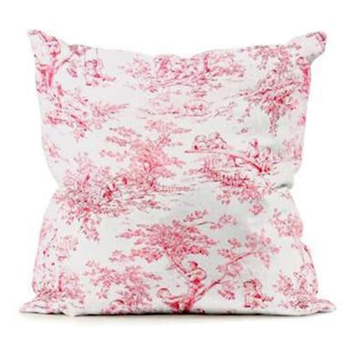 CENTRAL PARK RED TOILE PILLOW