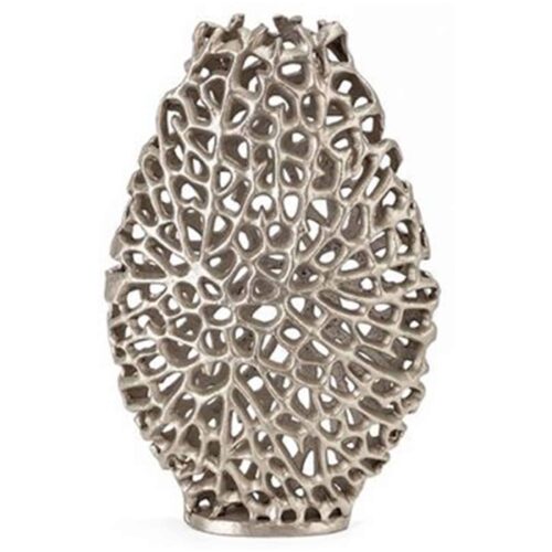 POMONA ALUMINUM VASE SILVER