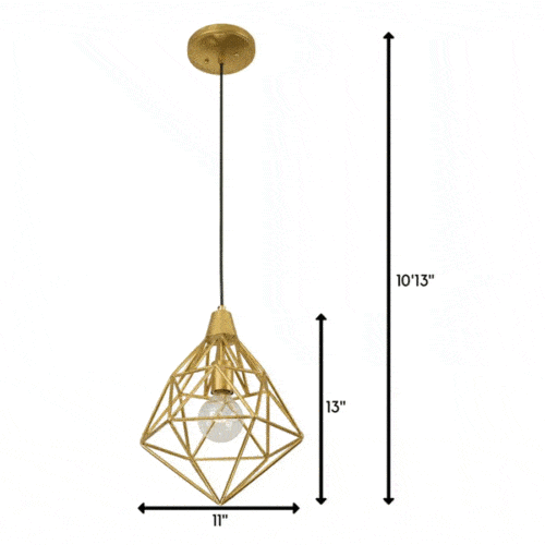 VARALUZ FACET ONE LIGHT MINI PENDANT