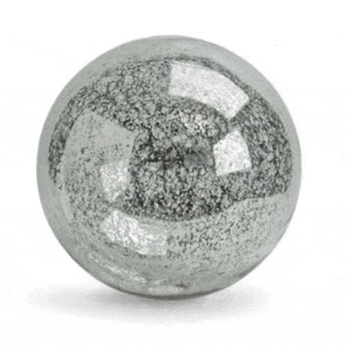 14″ MERCURY GLASS SPHERE