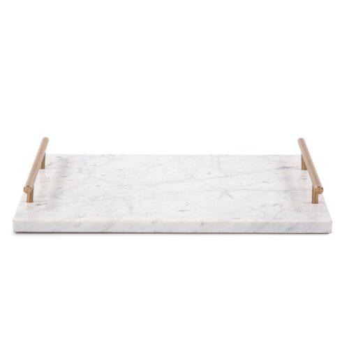 WHITE MARBLE TRAY