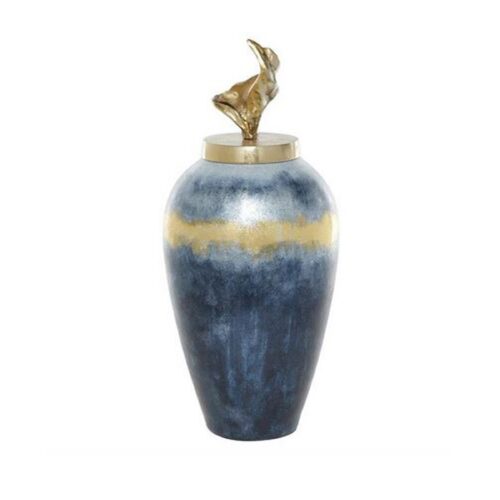 BLUE COASTAL DECORATIVE VASE- MEDIUM