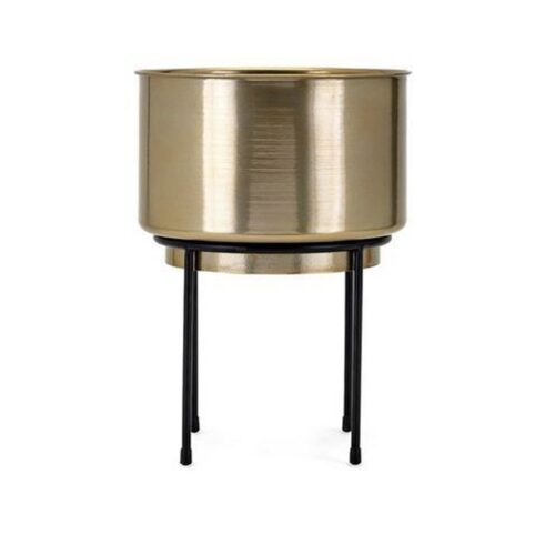 MEDIUM BLADDO METAL PLANTER