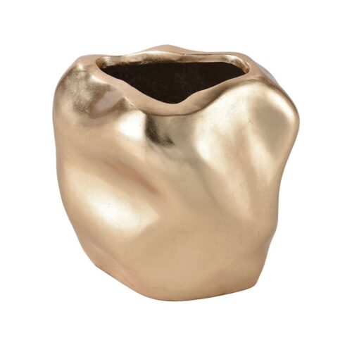 GOLD UNDULATION PLANTER