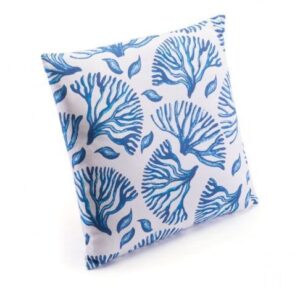 Blue Coral Pillow