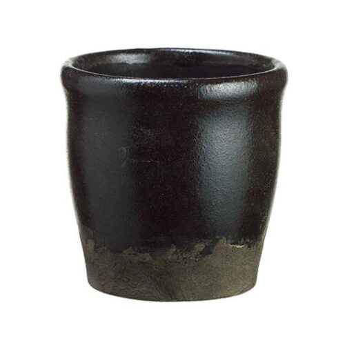 BLACK TERRACOTTA CONTAINER