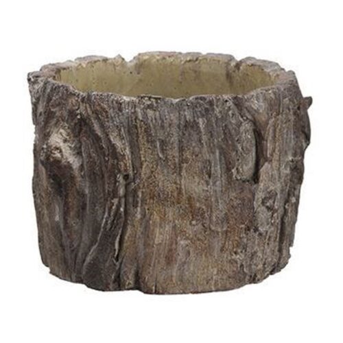 3.75″ CEMENT PLANTER, BROWN