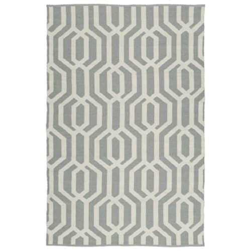 BRISA GREY REVERSIBLE RUG     9′ X 12′