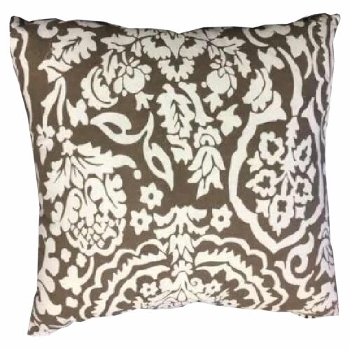 BROWN FLORAL PILLOW