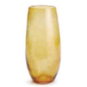 15″ CLAIRE VASE, AMBER