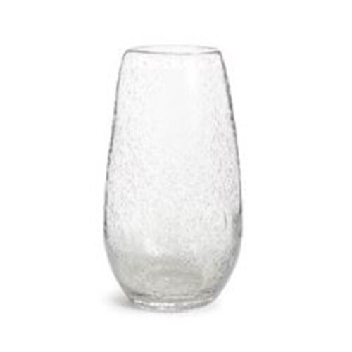 CLAIRE VASE, CLEAR 11.5″