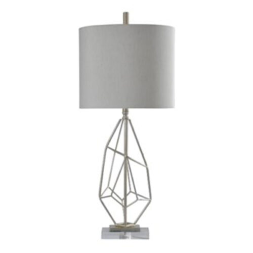 SILVER LEAF TABLE LAMP