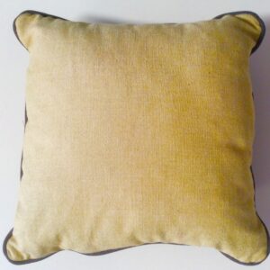 TWO TONE GOLD GREY PILLOW