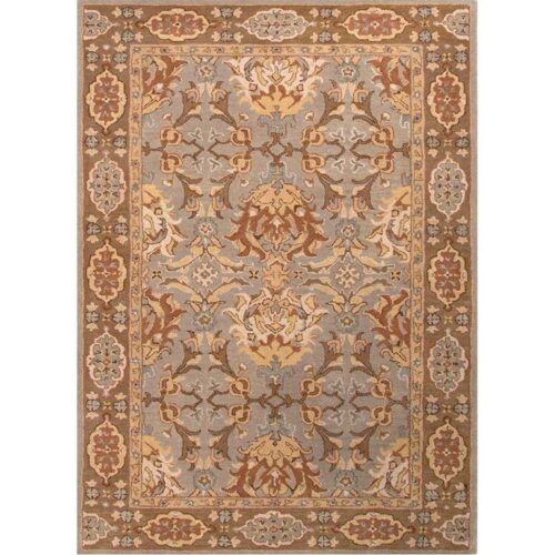 POEME MASSIEL BROWN SILVER RUG   2′ X 3′