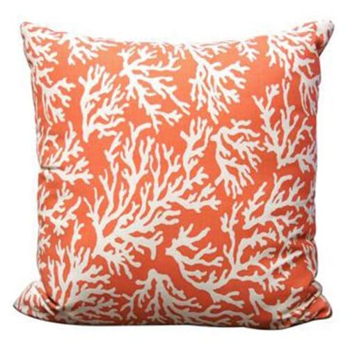 TANGERINE CORAL PILLOW