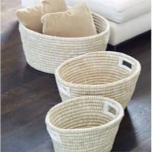 RIVERGRASS OVAL BASKETS (LARGE ONLY)