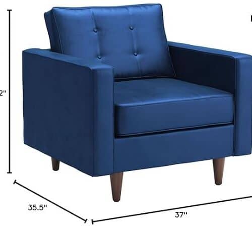 PUGET DARK BLUE ARM CHAIR