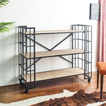 3 SHELF INDUSTRIAL BOOKCASE