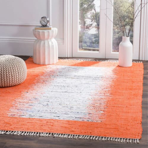 MONACO TURIN COTTON FLATWEAVE 4′ X 6′