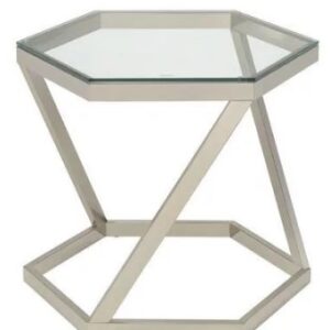 SILVER ACCENT TABLE