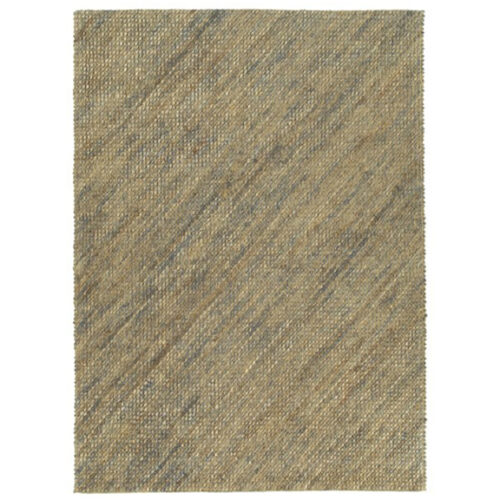 JUTE HANDLOOM SLATE NATURAL RUG       5′ X 7.9′