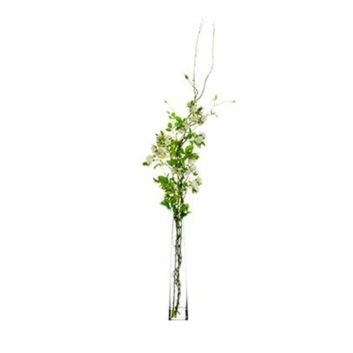 60″ ROSE THORN VINE  IN GLASS VASE