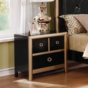 ZOVATTO BLACK GOLD NIGHT STAND