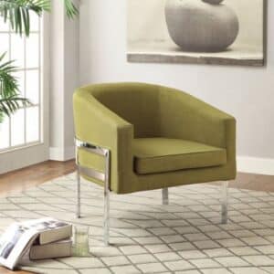 GREEN ACCENT CHAIR